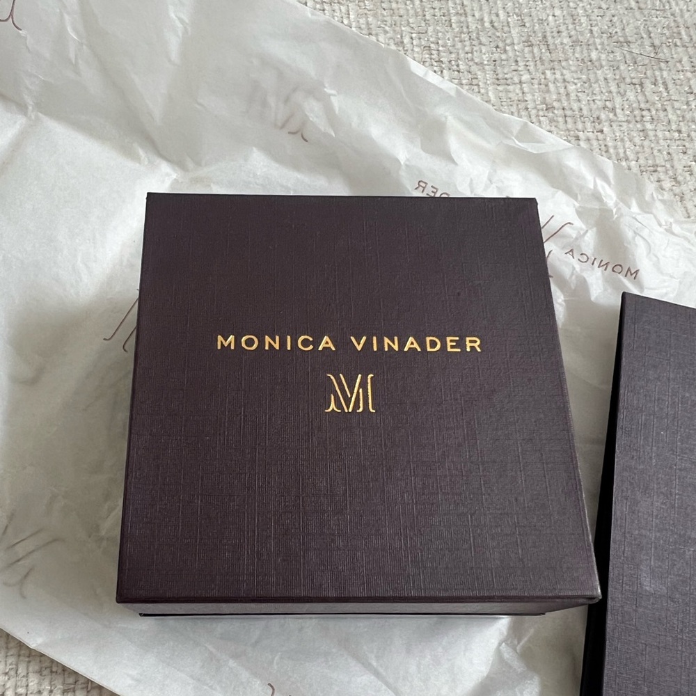 Monica Vinader Sterling Silver Cuff Links